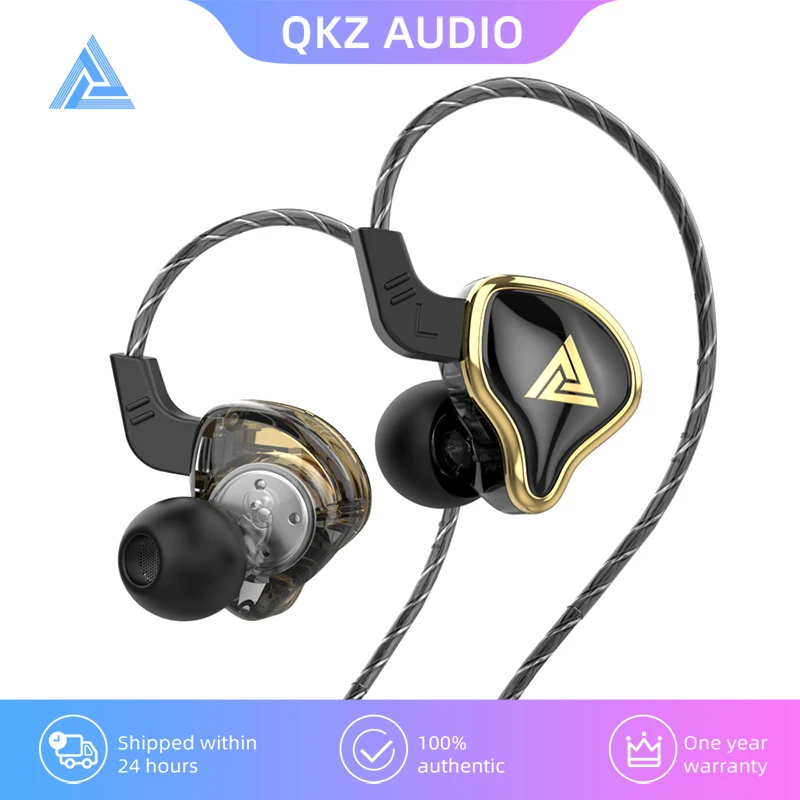 기존 QKZ AK6 구리 드라이버 HiFi 유선 이어폰 레이스 스포츠 헤드폰베이스 스테레오 헤드셋 음악 이어 버드 3.5MM 마이크 포함
