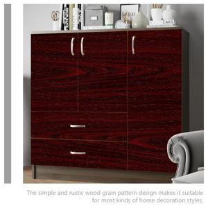 방수 바닥 스티커 PVC 붙이는 나무 무늬 질감 셀프 접착식 바닥 타일 (주방, 욕실, 사무실, 가정용)