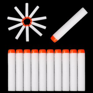 40pcs 형광 장난감 총 Nerf 시리즈 블래스터 용 빛나는 총알 리필 클립 다트 EVA 소프트 총알 어둠 속에서 빛나는