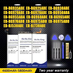 DaDaXiong 배터리 삼성 갤럭시 S6 가장자리 S7 가장자리 S8 플러스 + S9 참고 10 S10 S10E 플러스 J5 프로 A51 A8 2018 S3 미니