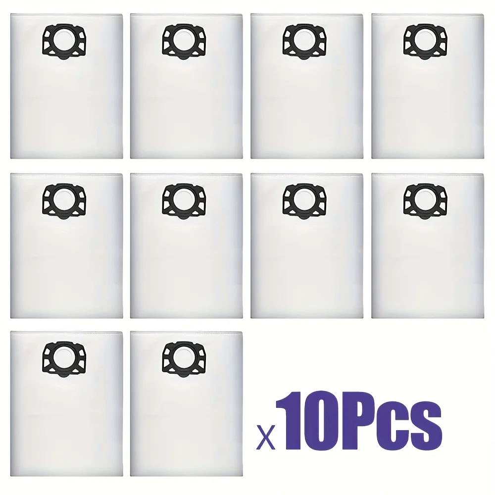 WD4/WD5/WD6 및 MV4/MV5/MV6 진공 청소기용 10개 기존 Karcher 먼지 필터 백 - 모델 2.863-006.0 먼지 보호 교체