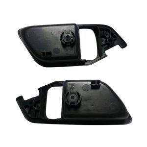 현대 Tiburon Coupe 2003-2008 용 전면 도어 내부 핸들 캐치 커버 LH + RH 세트 826112 C000 826212 C000, 블랙—L49A