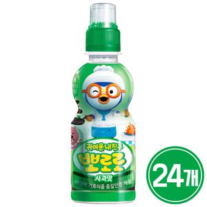 팔도 뽀로로 사과맛 235ml 24개