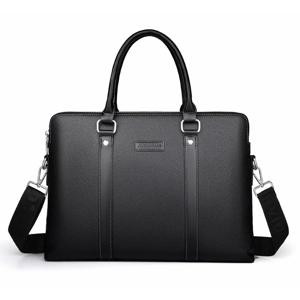남자 핸드백 비즈니스 서류 가방 레저 가방 싱글 어깨 대각선 크로스 가방 가죽 질감 컴퓨터 가방