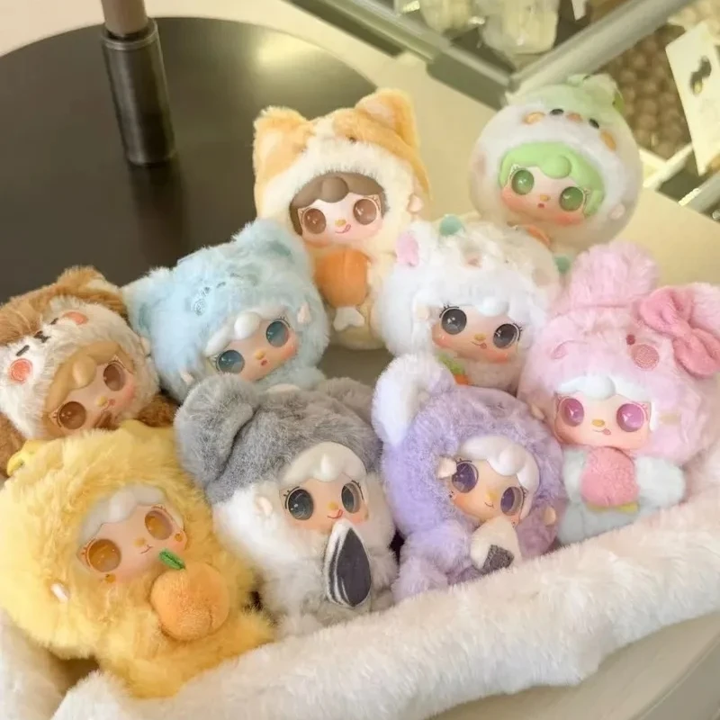 Yooki V10 포옹 음식 가게 블라인드 박스 미니 가방 펜던트 봉제 인형 미스터리 박스 크리 에이 티브 만화 장식 소녀 절묘한 생일 선물