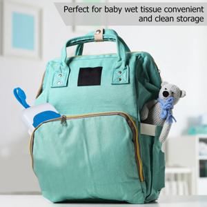 친환경 플라스틱 아기 물티슈 케이스 재사용 가능한 물티슈 보관함 이동 중 빠른 청소용 물티슈 케이스 유아용 물티슈