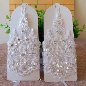 여성용 손가락 없는 어린이 레이스 장갑, 웨딩 장갑, 신부 장갑, 화이트, 레드, 2020 베스트 셀러