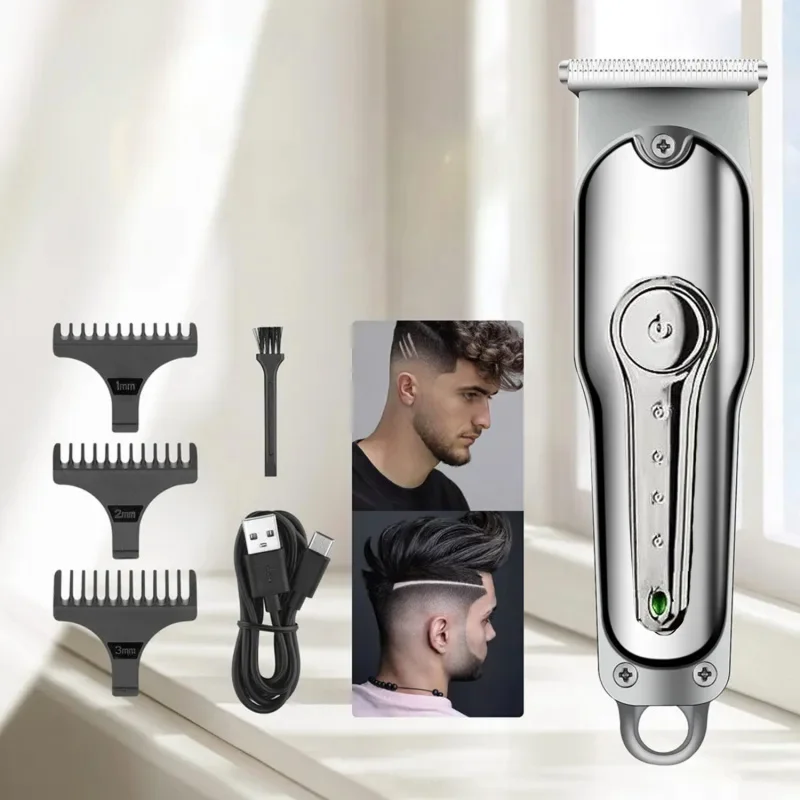 2026년 신제품 헤어 트리머 전문가용 헤어 클리퍼 충전식 헤어 커팅 머신 무선 휴대용 트리머 남성용