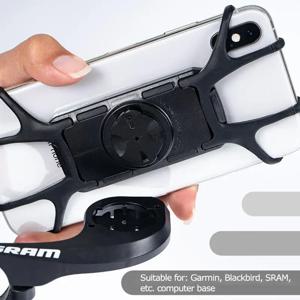 Sram Garmin 자전거 실리콘 전화 홀더 컴퓨터 브래킷 액세서리 전화 마운트 케이스 오토바이 충격 방지 홀더
