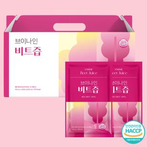 브이나인 국내산 물 없이 만든 착즙 비트즙 100mL X 25포 1박스