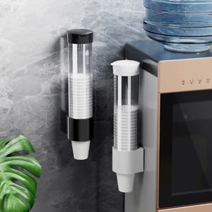 일회용 종이컵 디스펜서 워터 디스펜서 용 플라스틱 컵 홀더 벽걸이 형 자동 컵 보관함 컵 컨테이너