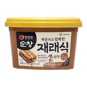 청정원 순창 재래식 생된장(사각) 400g + 100g