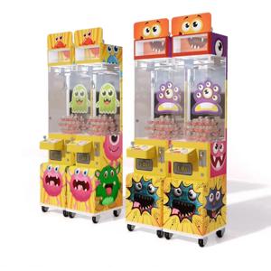 개인 맞춤 스티커 미니 선물 집게 게임기 봉제인형 미니 크레인 인형뽑기