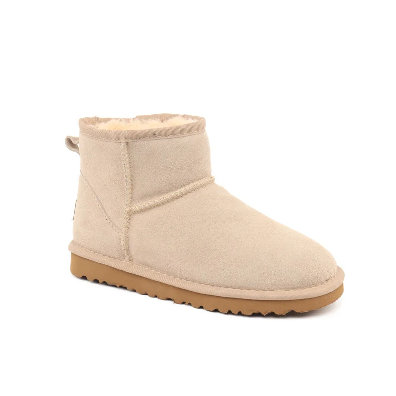 호주에서 인기 있는 럭셔리 신발, 야외용 코튼 부츠, 스웨이드 하이탑 슈즈, 여성용 퍼지 앵클 부츠, 라운드 토 로퍼, 실내화