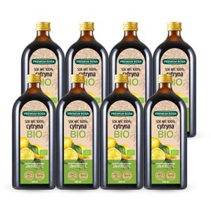 프리미엄로사 유기농 레몬 원액 500ml 8병