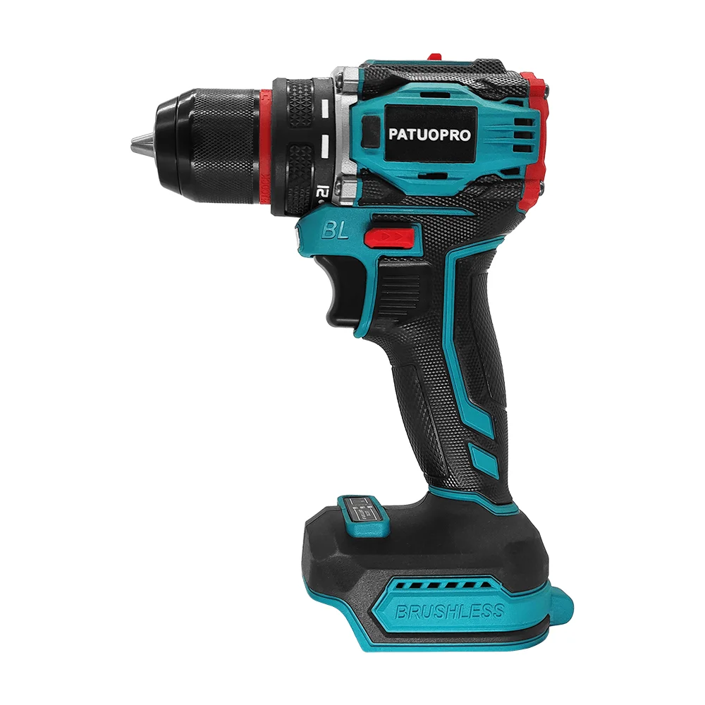 Makita 18V 배터리 용 10mm 브러시리스 2 단 전기 드릴 무선 드릴 스크루 드라이버 금속 척 드릴 전동 공구 (배터리 없음)