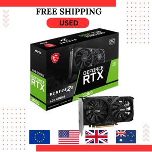 중고 MSI 지포스 RTX 3050 VENTUS 2X E 6G OC 그래픽 카드