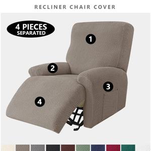 1 인승 자카드 분할 안락 의자 의자 커버 탄성 안락 의자 의자 커버 미끄럼 방지 릴렉스 싱글 소파 슬리퍼 거실 용