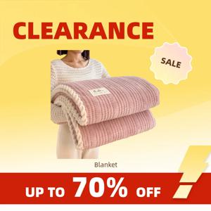 Clearance_소파용 담요 겨울 담요 킹 사이즈 홈 따뜻한 격자 무늬 이불 침대보 침구 시트_계속 업데이트