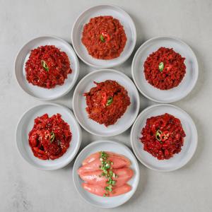 오징어젓 400g 젓갈 반찬 낙지 창난 명란 청어알 저염젓갈 8종