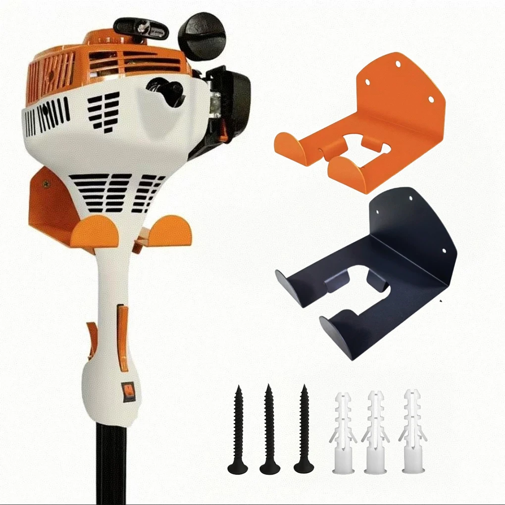 벽걸이 트리머 랙 정원 전동 공구 정리대 걸이형 헤비듀티 차고 보관용 체인톱 잔디 깎는 기계 보관 홀더