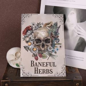 궁극의 독 핸드북 - 식물 일러스트레이션, 허브 치유를 특징으로 하는 아름다운 세트로 허브의 비밀을 발견하세요.