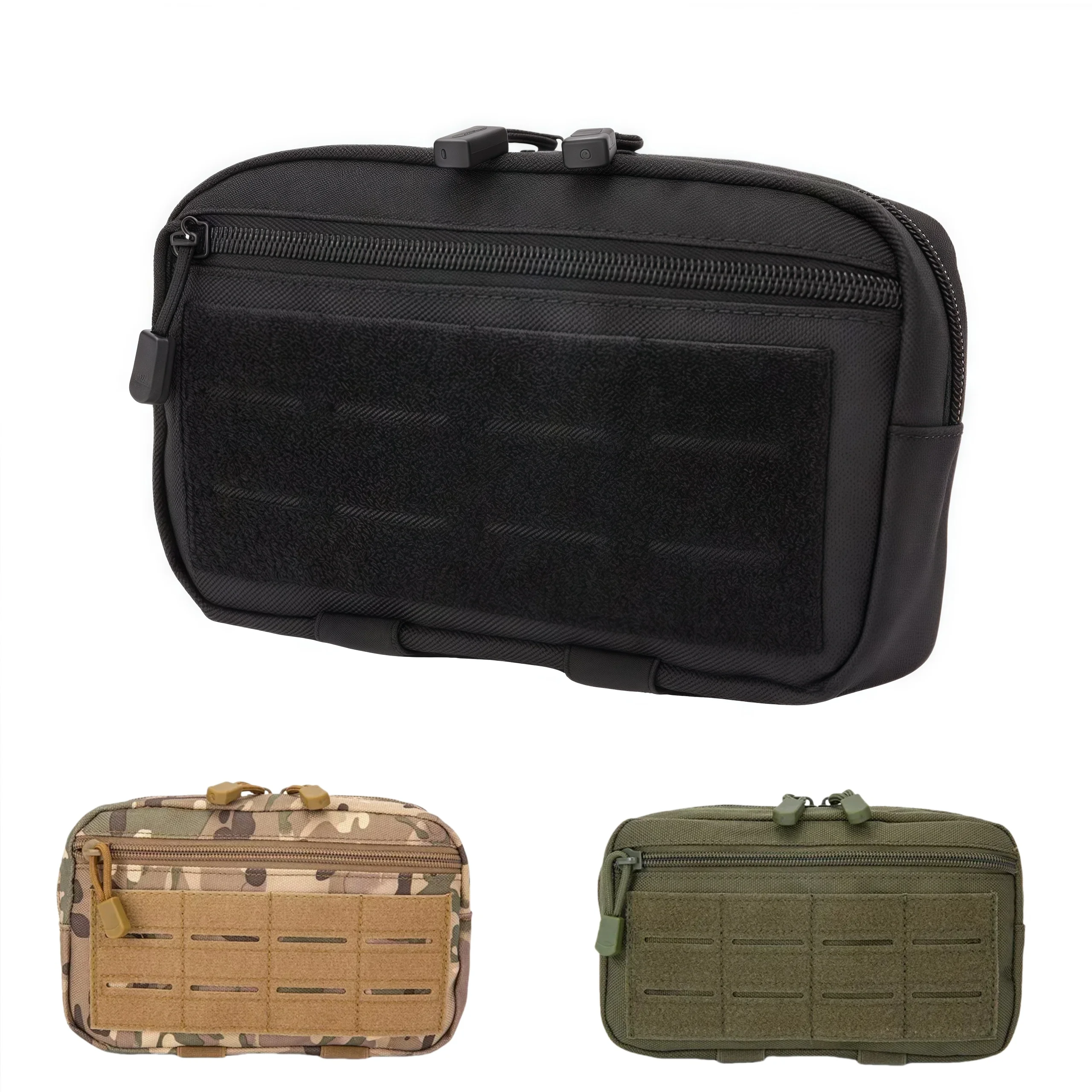 전술 MOLLE 허리 파우치 소형 EDC 유틸리티 가방 전화 도구 보관 야외 사냥 하이킹 액세서리