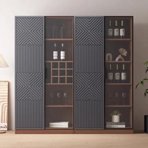 빈티지 와인 스탠드 장식 바 앤틱 가구 위스키 캐비닛 우아한 고급 쇼케이스 고급 진열장 야외용 걸이식