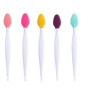 YS-양면 코 브러시, 세안 브러시, 입술 및 얼굴 청소, 블랙헤드 및 여드름 클렌징, 메이크업 브러시