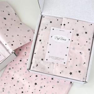 10 시트 목화 꽃다발 꽃 포장지 스타 문 시드니 종이 손으로 반죽 한 종이 꽃 포장지 케이크 베이킹 선물