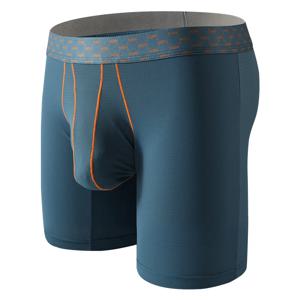 남성용 아이스 실크 드로즈 팬티, 통기성 U자형 볼록 파우치, 나일론 중간 허리 속옷, 남성 팬티, M-XXL