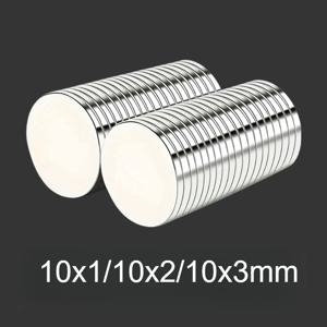 10x1/10x2/10x3mm-20/50/100pcs 사무실에 널리 사용되는 원형 냉장고 자석 DIY 화이트 보드, 주방 도구 보관 네일 아트