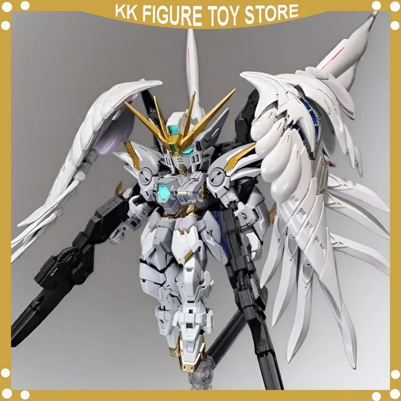 GL 모델 MGSD 윙 스노우 화이트 Xxxg-00ysw 조립 모델 키트 윙 제로 EW XXXG-00W0 로봇 액션 피규어 플라스틱 모델 키트 완구
