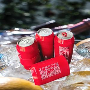 1이것은 적합합니다12온스 소다 캔용 실리콘 뚜껑 - 내구성이 뛰어나고 유연함