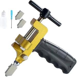 2-in-1 유리 커터 수동 타일 절단기 유리/거울/세라믹/타일 절단 도구 세트