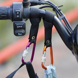 1/2PCS 전기 스쿠터 앞 후크 자전거에 대 한 알루미늄 합금 핸들 바 후크 아기 유모차 D-후크 행거 오토바이 후크