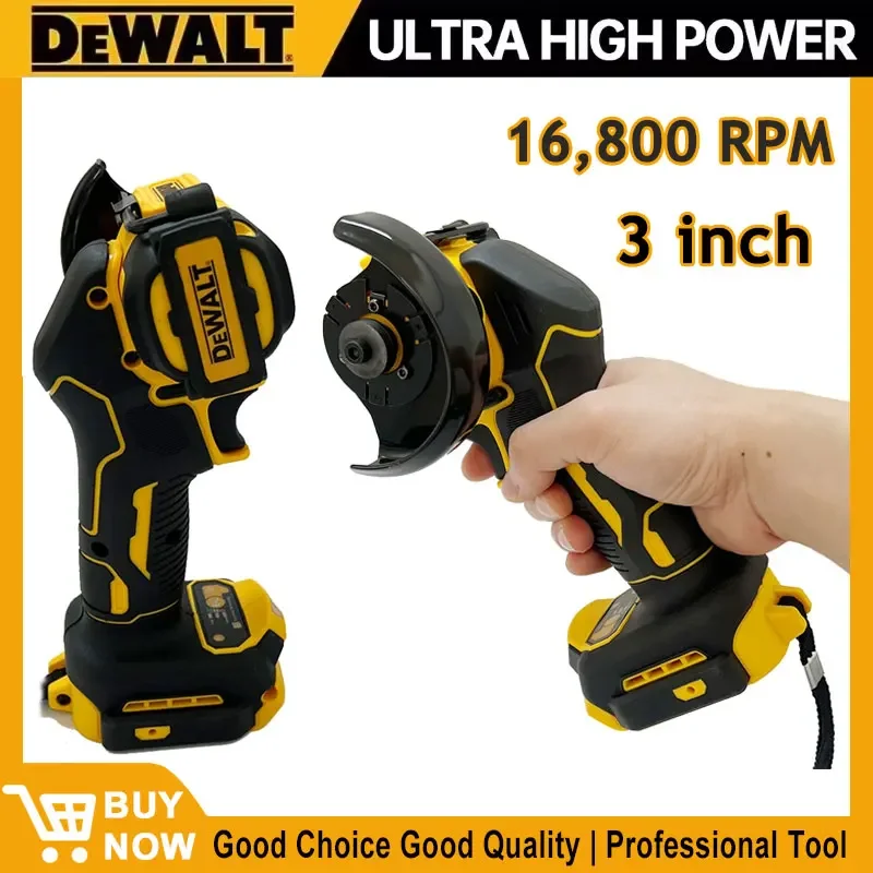 DEWALT 20V 18V 배터리 미니 앵글 그라인더 무선 그라인딩 폴리싱 머신 전기 다이아몬드 커팅 그라인더 전동 공구