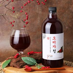 100% 국내산 재료로 만든 본초 오미자청 1000ml