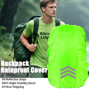 10L-50L 배낭 방수 커버 가방 보호 커버 반사경 경량 35-60g 야외 하이킹 방수 24시간 배송