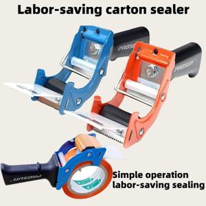 편안한 핸들 테이프 디스펜서 상자 포장 씰링 테이프 디스펜서 가능 5cm 너비 휴대용 투명 테이프 커터