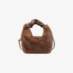 [트윈스파파] 페이크 퍼 여성 미니 토트백(P0000TQX/4컬러)