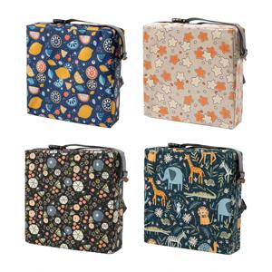 2 개의 조절 가능한 스트랩 버클이있는 식탁 용 어린이/어린이/아기 부스터 시트 용 미끄럼 방지 바닥 부스터 시트