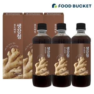푸드버킷 생강청 생강차 생강진액 3박스