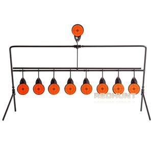 에어건 타겟 자동 리셋 스피너 페인트 볼 슈팅 타겟, 타겟 종이 사냥 훈련 액세서리 포함, 5/7/9