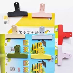 다채로운 플라스틱 바인더 클립, 종이 클립 파일, 문서 티켓 클립, 책갈피 인덱스 페이지 거치대, 사무실 바인딩 용품