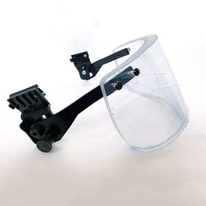 탄도 피카티니 레일 전술 헬멧용 얼굴 가리개, 군사 방탄 바이저, Nij 3a