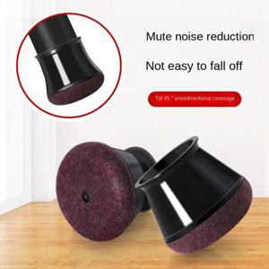 랩 펠트 바닥 의자 캡 커버, 미끄럼 방지 바닥 보호대, 두꺼운 의자 다리 커버, 소음 감소, 바닥 보호대