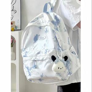 타이다이 틈새 스타일 책가방 심플하고 고등학생 백팩