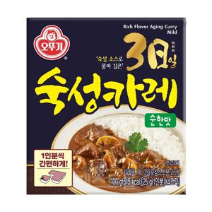 오뚜기 3일 숙성카레 순한맛(고형) 100g