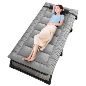 접이식 캠핑 간이 침대, 튼튼한 침대, 가정용 옥스포드 휴대용 여행 캠프 간이 침대, 사무실 낮잠 야외 해변 접이식 캠핑 간이 침대